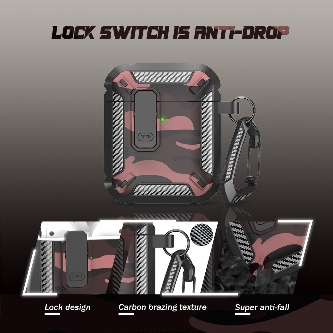 ArmorGuard AirPod Case with Cleaner Kit - Black - DOKUTRONIX