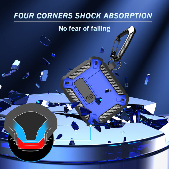 ArmorGuard AirPod Case with Cleaner Kit - Black - DOKUTRONIX