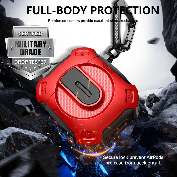 ArmorGuard AirPod Case with Cleaner Kit - Black - DOKUTRONIX