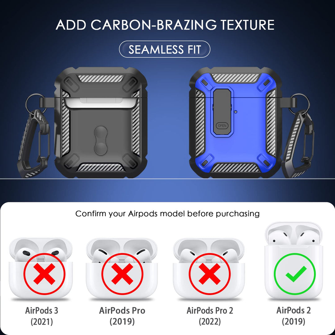 ArmorGuard AirPod Case with Cleaner Kit - Black - DOKUTRONIX