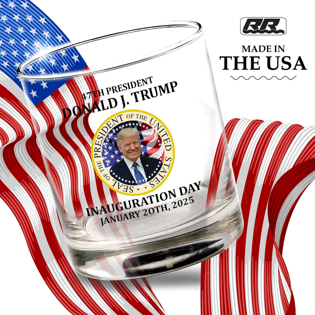 2025 Inauguration Whiskey Glass - DOKUTRONIX