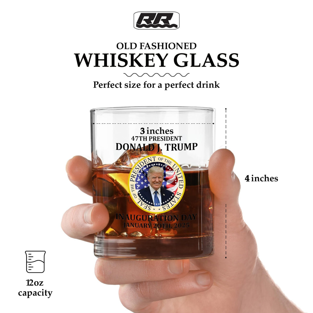 2025 Inauguration Whiskey Glass - DOKUTRONIX