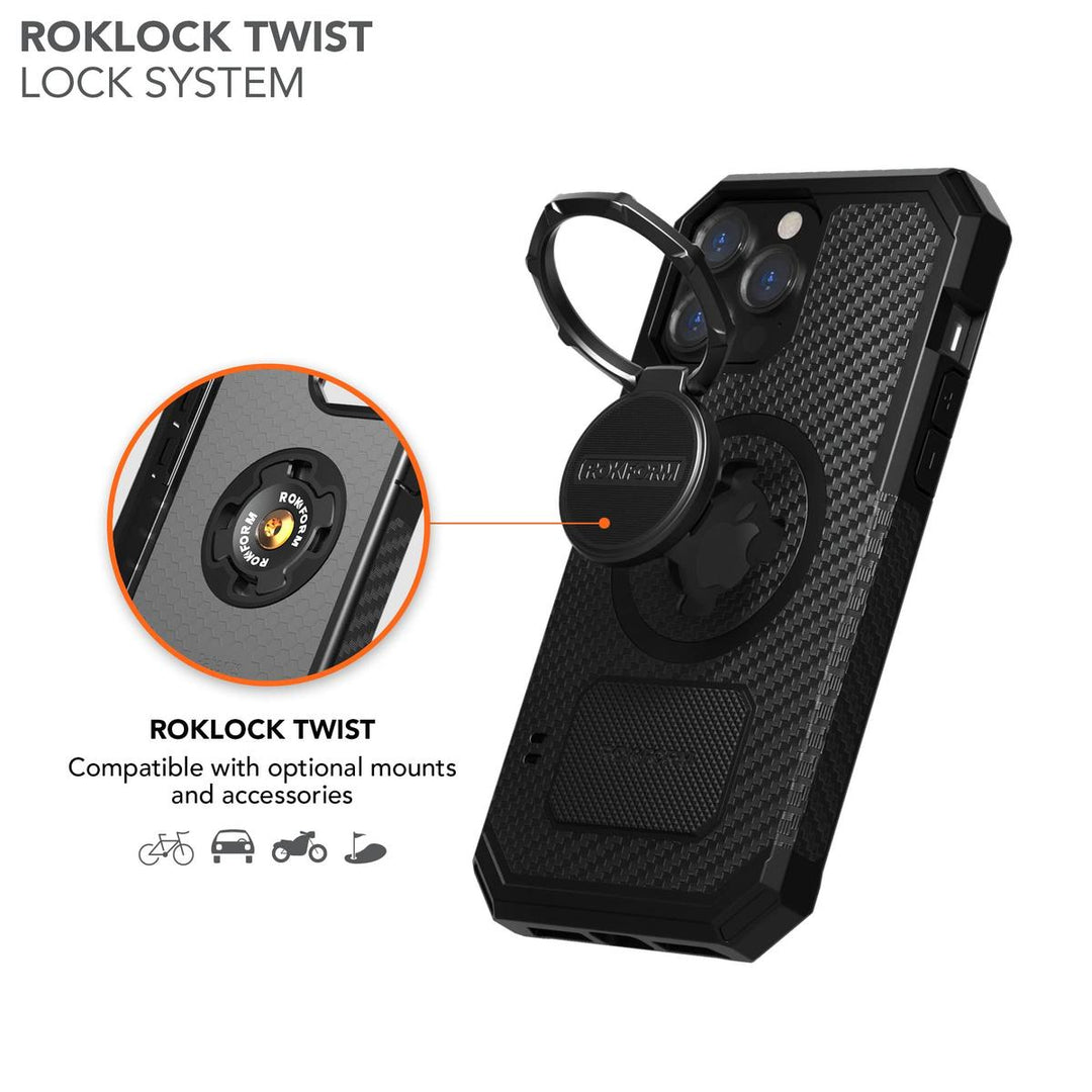 Rokform Rugged Max iPhone Case with Magnetic Lock - DOKUTRONIX