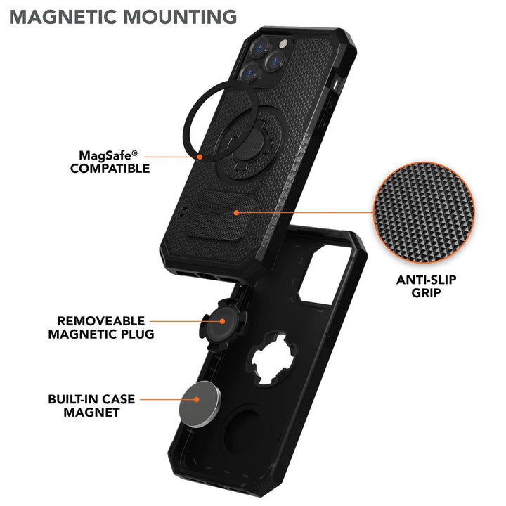 Rokform Rugged Max iPhone Case with Magnetic Lock - DOKUTRONIX