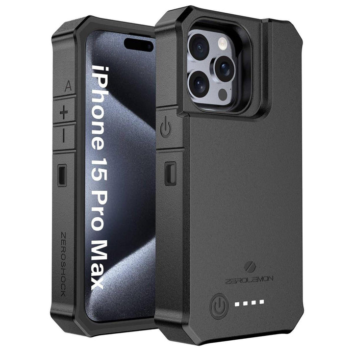 RuggedJuicer 10K mAh Battery Case – 10000mAh Power & Rugged Protection for iPhone 15 Series - DOKUTRONIX