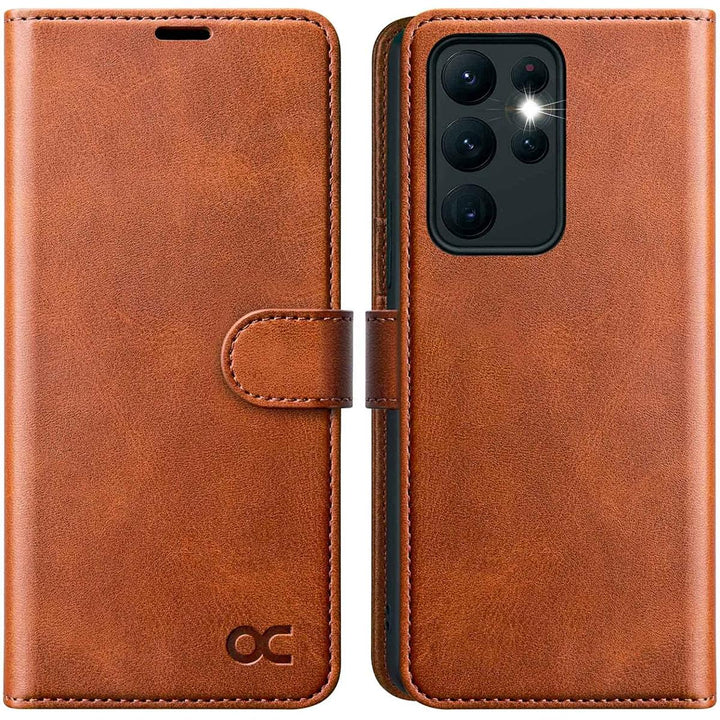 S23 Ultra 5G Wallet Case: RFID, Stand, Slots - DOKUTRONIX