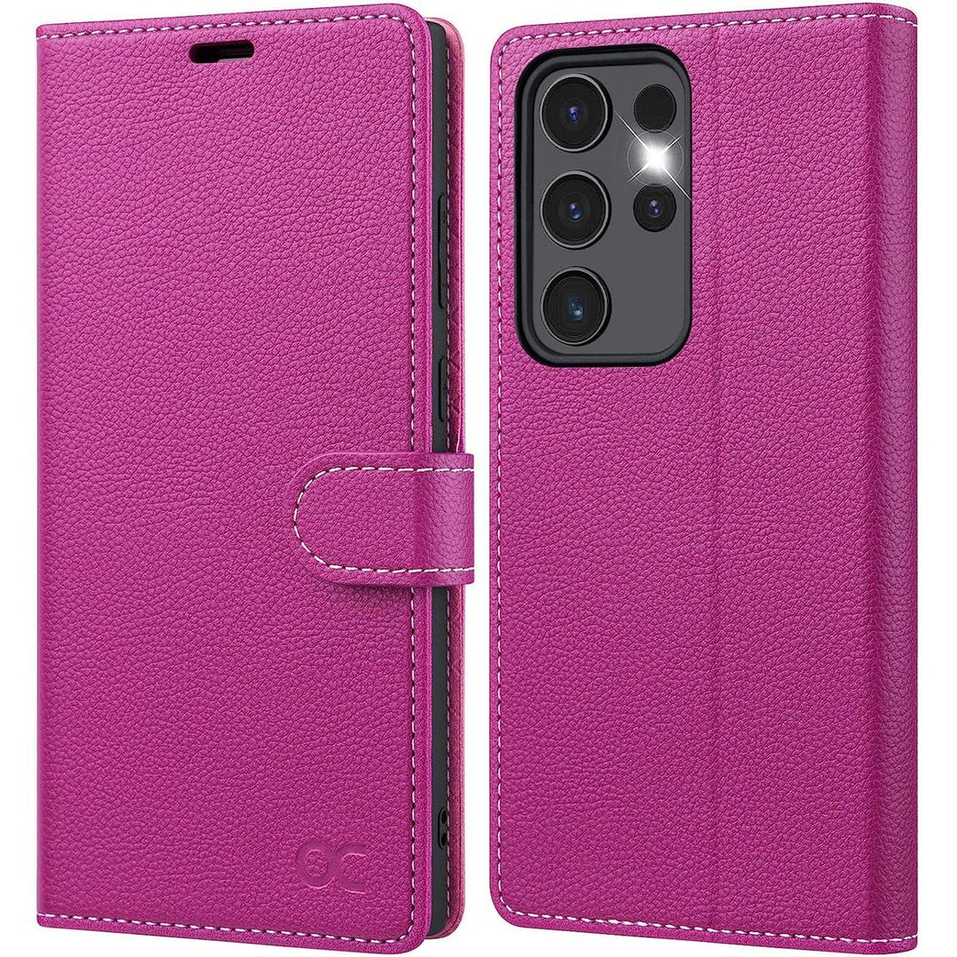 S23 Ultra 5G Wallet Case: RFID, Stand, Slots - DOKUTRONIX