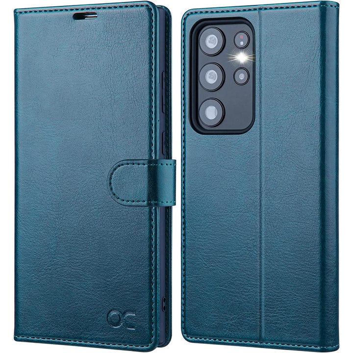 S23 Ultra 5G Wallet Case: RFID, Stand, Slots - DOKUTRONIX