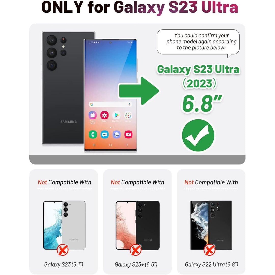 S23 Ultra 5G Wallet Case: RFID, Stand, Slots - DOKUTRONIX