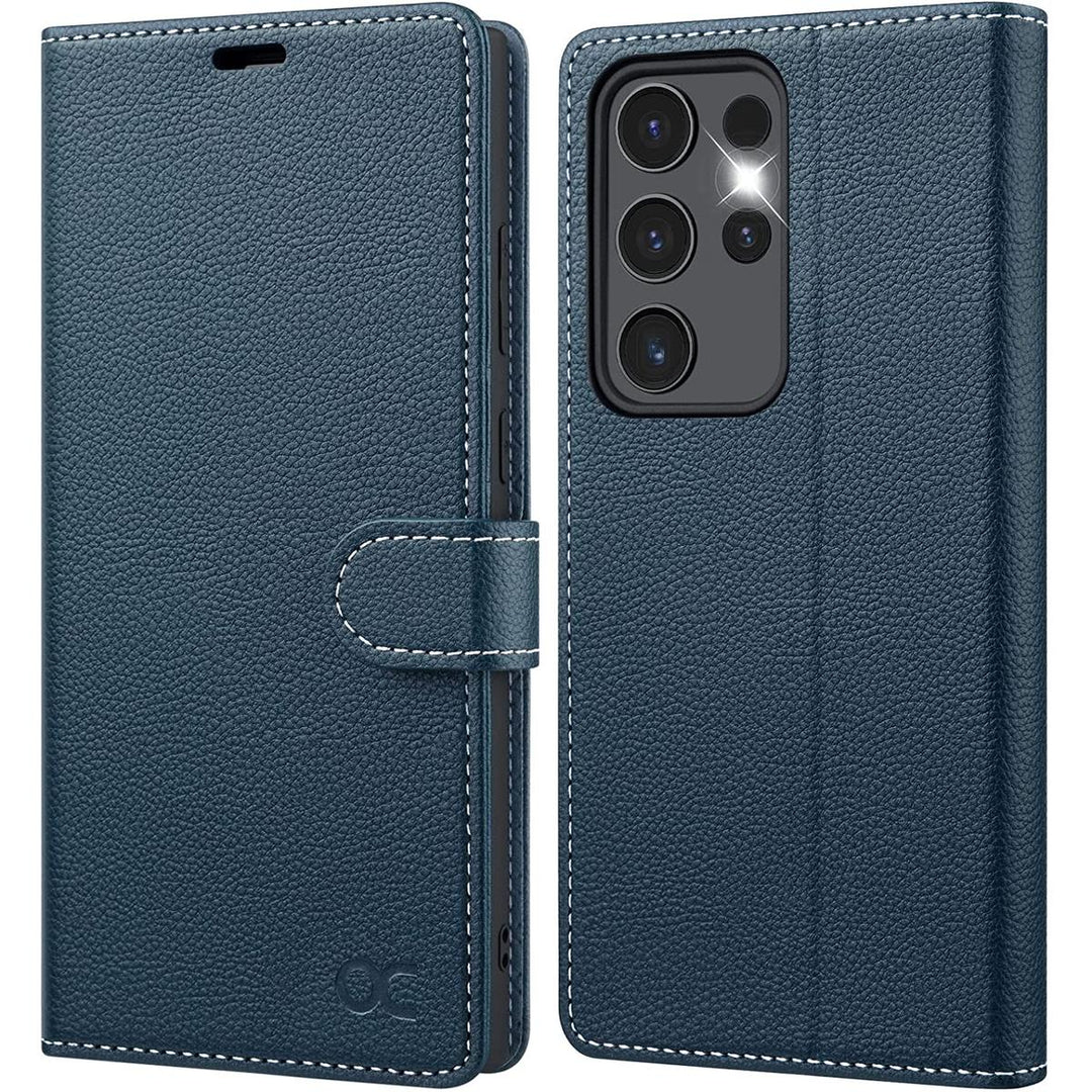 S23 Ultra 5G Wallet Case: RFID, Stand, Slots - DOKUTRONIX