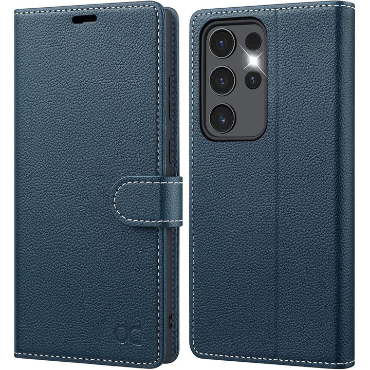 S23 Ultra 5G Wallet Case: RFID, Stand, Slots - DOKUTRONIX