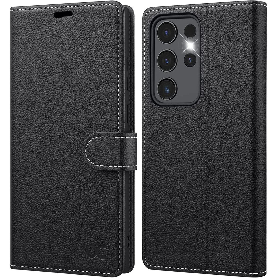 S23 Ultra 5G Wallet Case: RFID, Stand, Slots - DOKUTRONIX