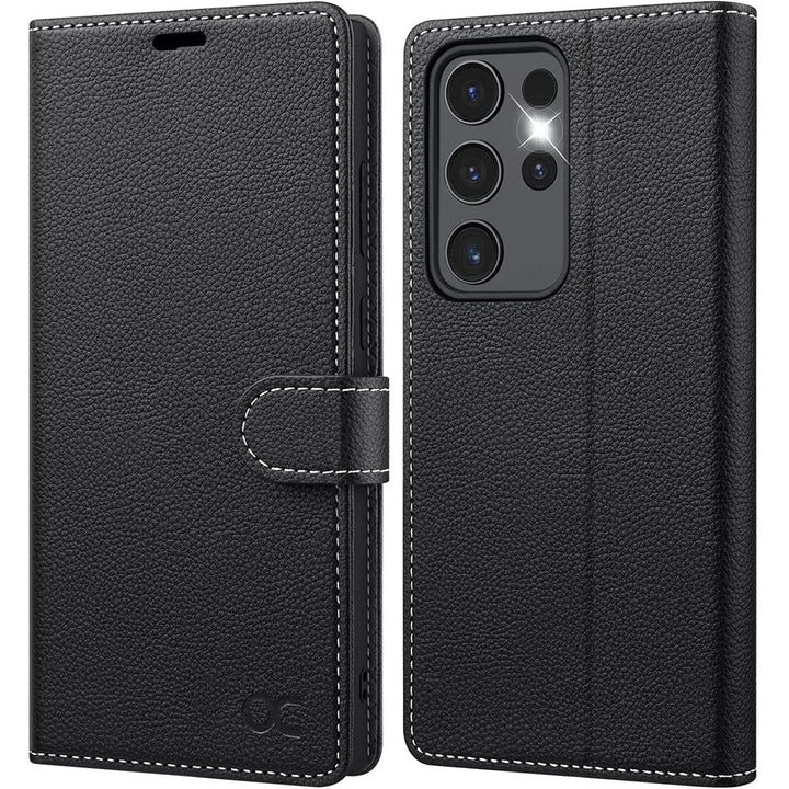 S23 Ultra 5G Wallet Case: RFID, Stand, Slots - DOKUTRONIX