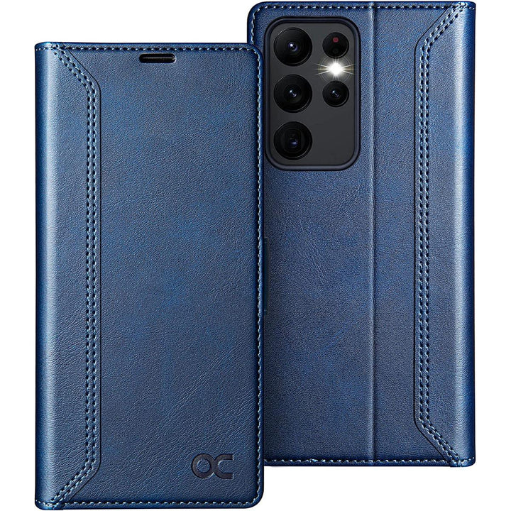 S23 Ultra 5G Wallet Case: RFID, Stand, Slots - DOKUTRONIX