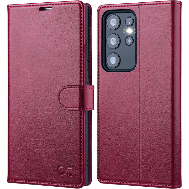 S23 Ultra 5G Wallet Case: RFID, Stand, Slots - DOKUTRONIX