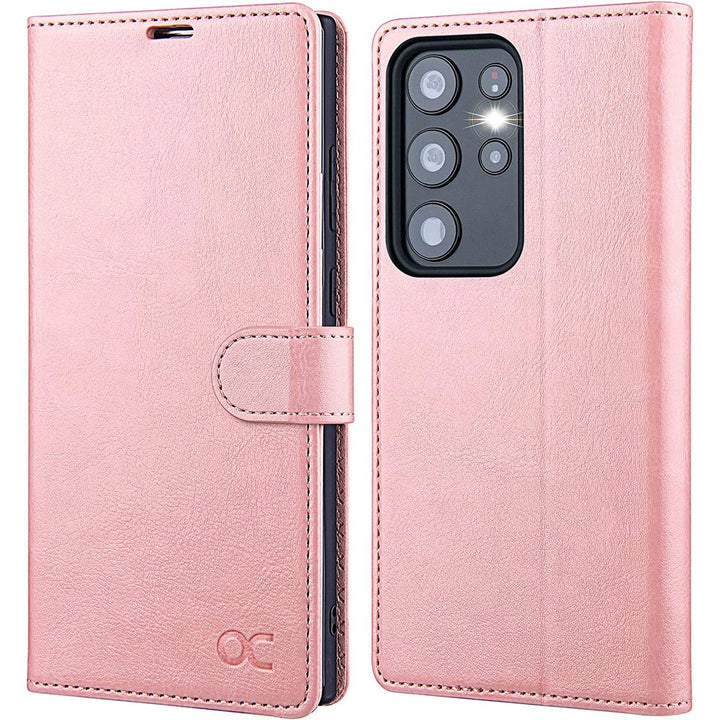 S23 Ultra 5G Wallet Case: RFID, Stand, Slots - DOKUTRONIX