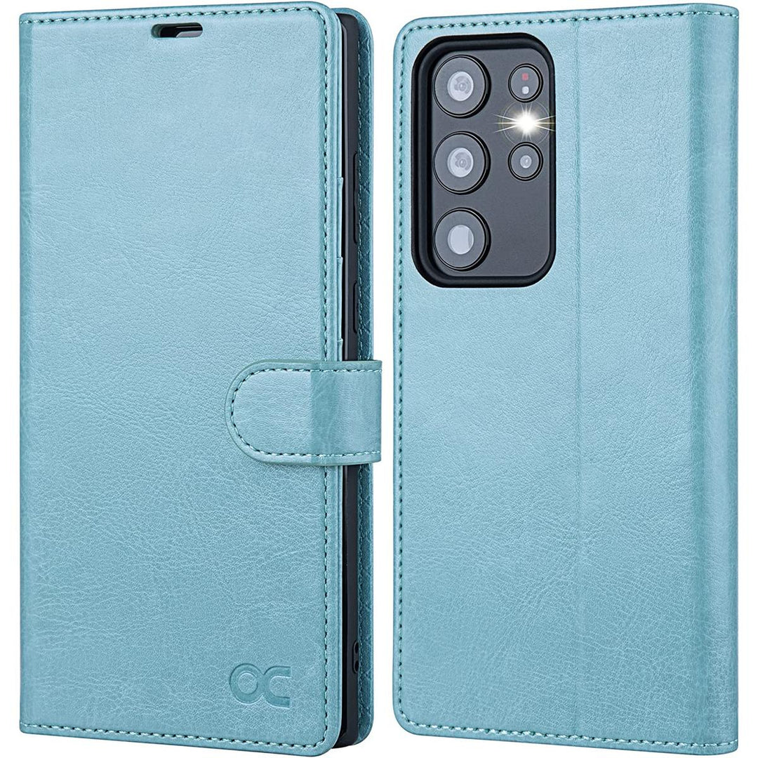 S23 Ultra 5G Wallet Case: RFID, Stand, Slots - DOKUTRONIX