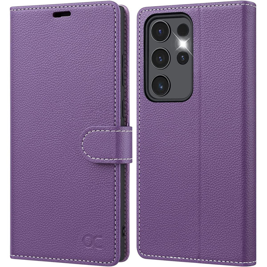 S23 Ultra 5G Wallet Case: RFID, Stand, Slots - DOKUTRONIX