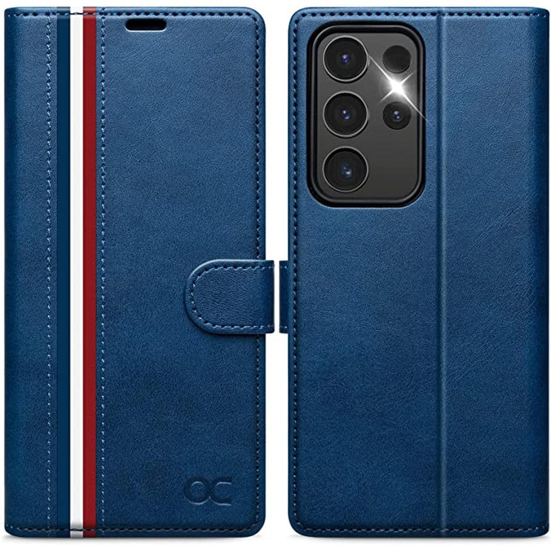 S23 Ultra 5G Wallet Case: RFID, Stand, Slots - DOKUTRONIX