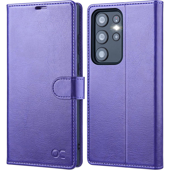 S23 Ultra 5G Wallet Case: RFID, Stand, Slots - DOKUTRONIX