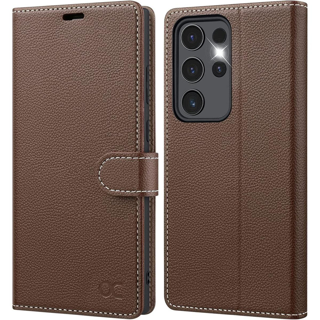 S23 Ultra 5G Wallet Case: RFID, Stand, Slots - DOKUTRONIX