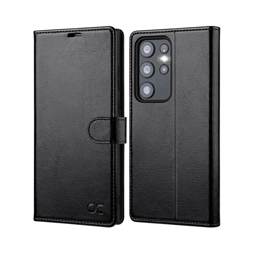 S23 Ultra 5G Wallet Case: RFID, Stand, Slots - DOKUTRONIX