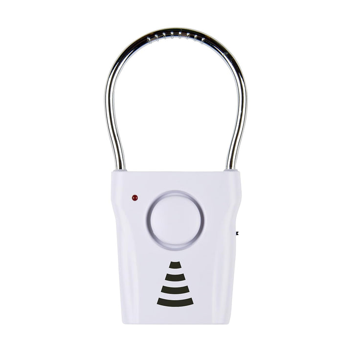 SABRE 110dB Door Handle Alarm, Extremely Loud Wireless Alarm Audible Up To 680 Ft Away, Hangs Off Door Knob or Handle, Vibration-Triggered Home Security Alarm, 3 Adjustable Settings, Great for Travel - DOKUTRONIX