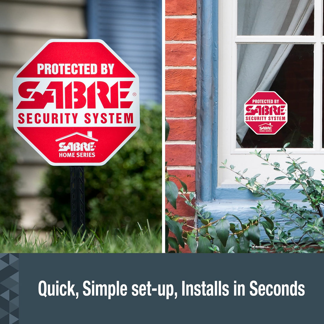 SABRE 120 dB Wedge Door Stop Security Alarm, Extremely Loud Wireless Alarm Siren Audible Up To 1,500 Ft., Non-Skid Pad, Compact Alarm Great for Home, Travel, Apartment or Dorm - DOKUTRONIX