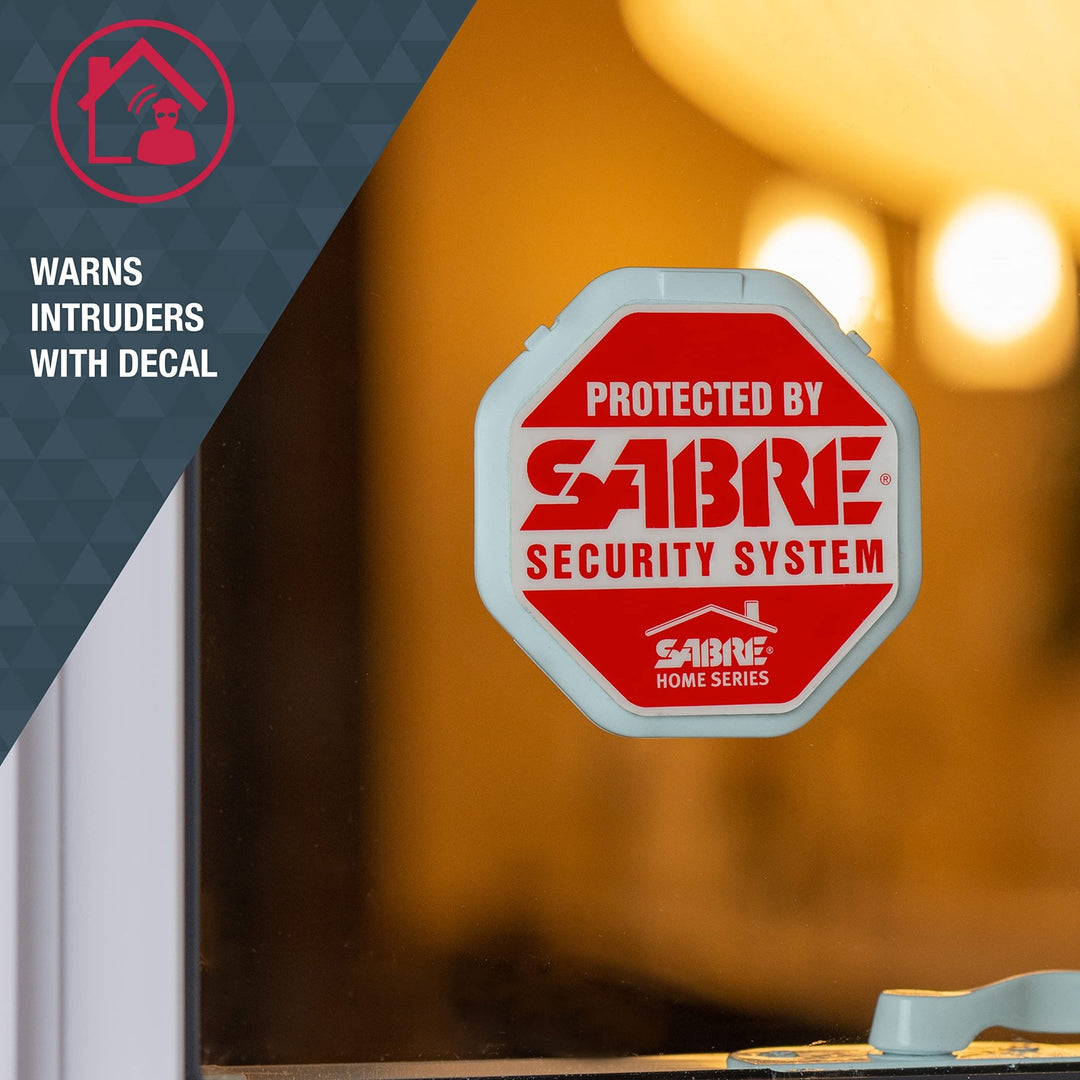 SABRE 120 dB Wedge Door Stop Security Alarm, Extremely Loud Wireless Alarm Siren Audible Up To 1,500 Ft., Non-Skid Pad, Compact Alarm Great for Home, Travel, Apartment or Dorm - DOKUTRONIX