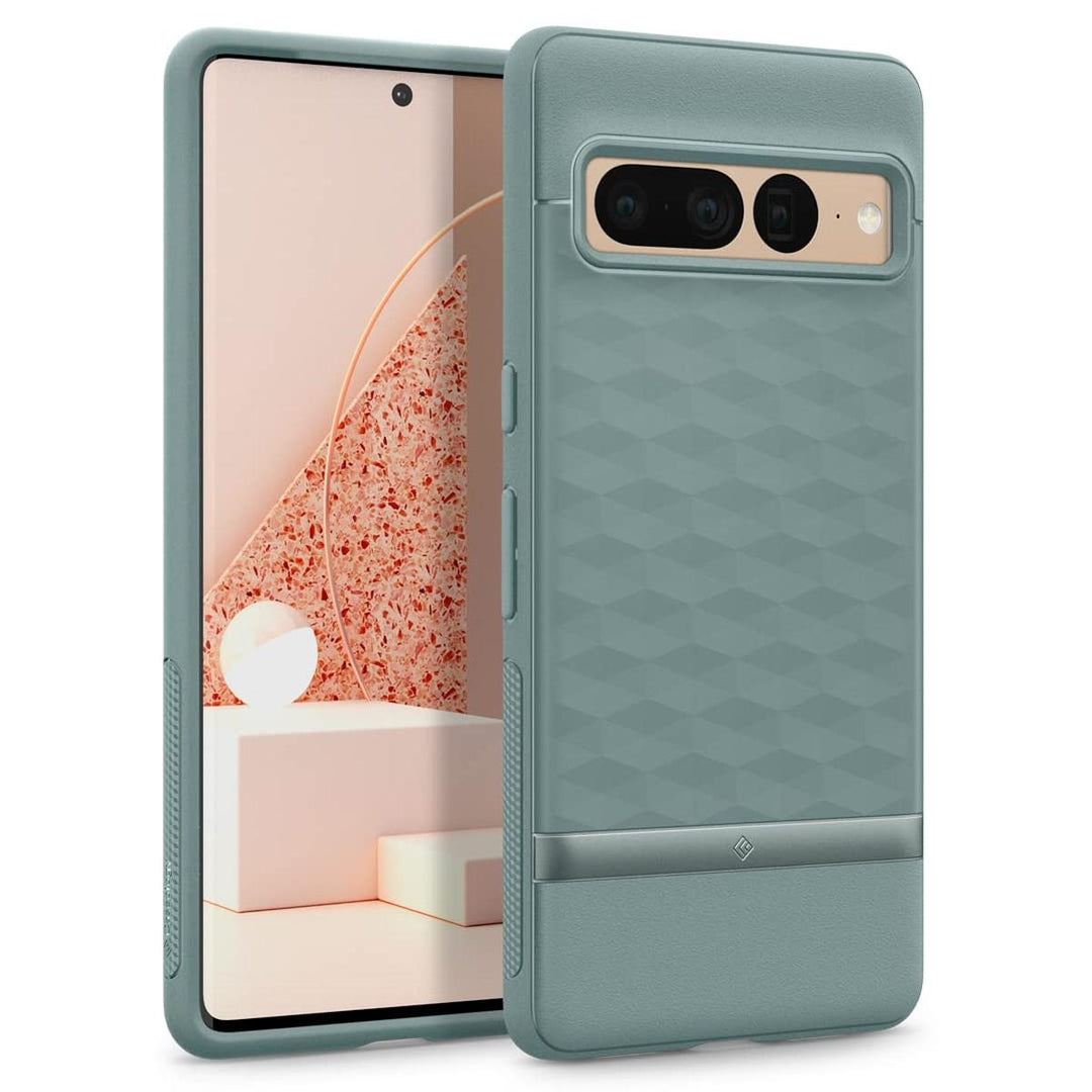 Sage Green Parallax Case for Pixel 7 Pro - DOKUTRONIX
