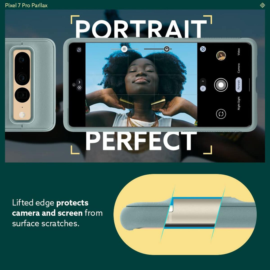Sage Green Parallax Case for Pixel 7 Pro - DOKUTRONIX