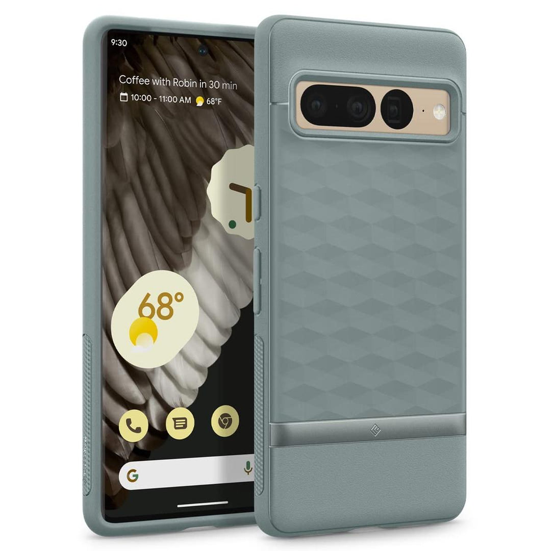 Sage Green Parallax Case for Pixel 7 Pro - DOKUTRONIX