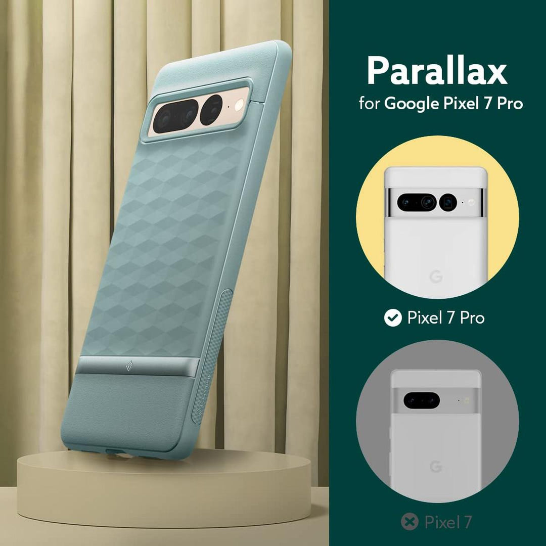 Sage Green Parallax Case for Pixel 7 Pro - DOKUTRONIX