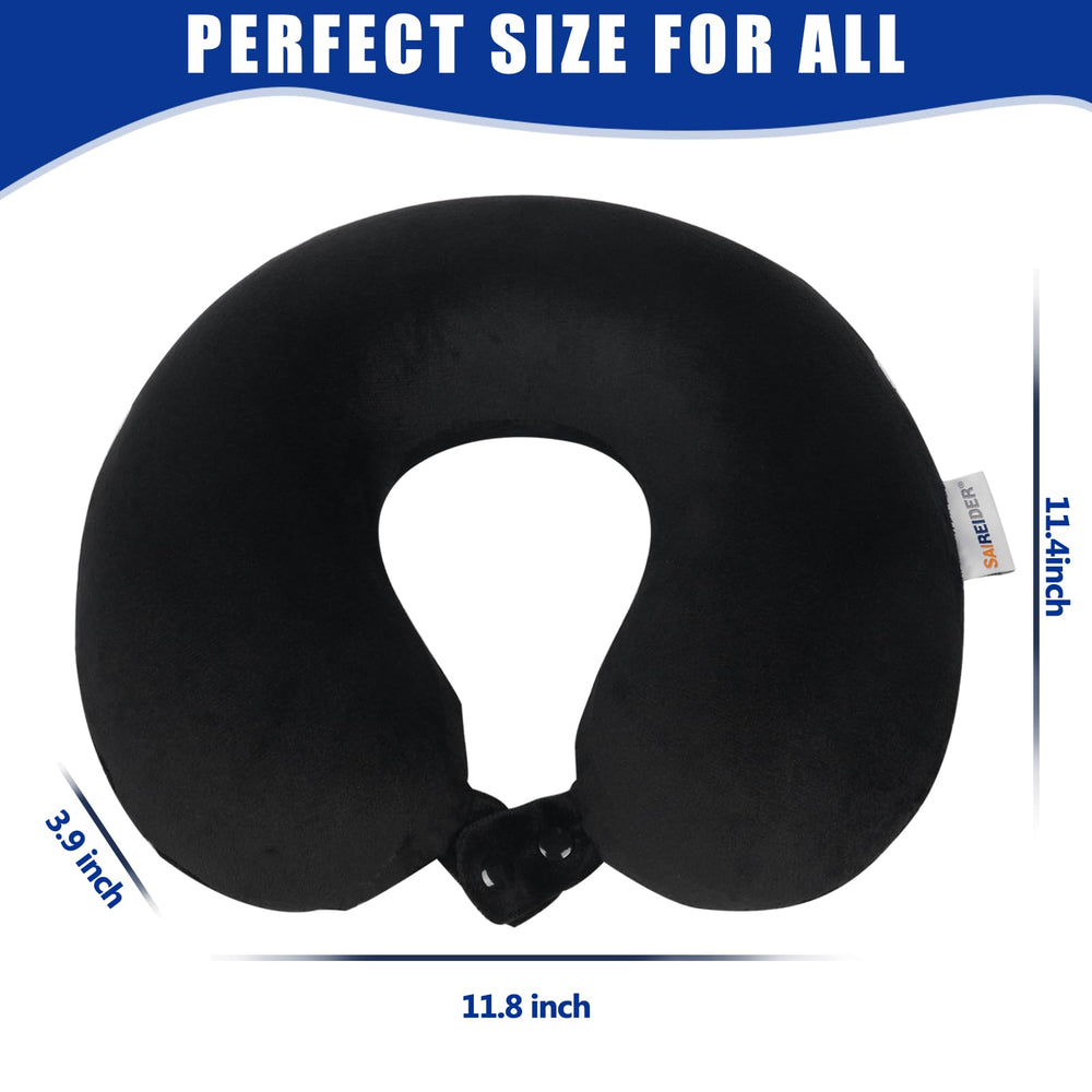 SAIREIDER Memory Foam Travel Pillow - DOKUTRONIX