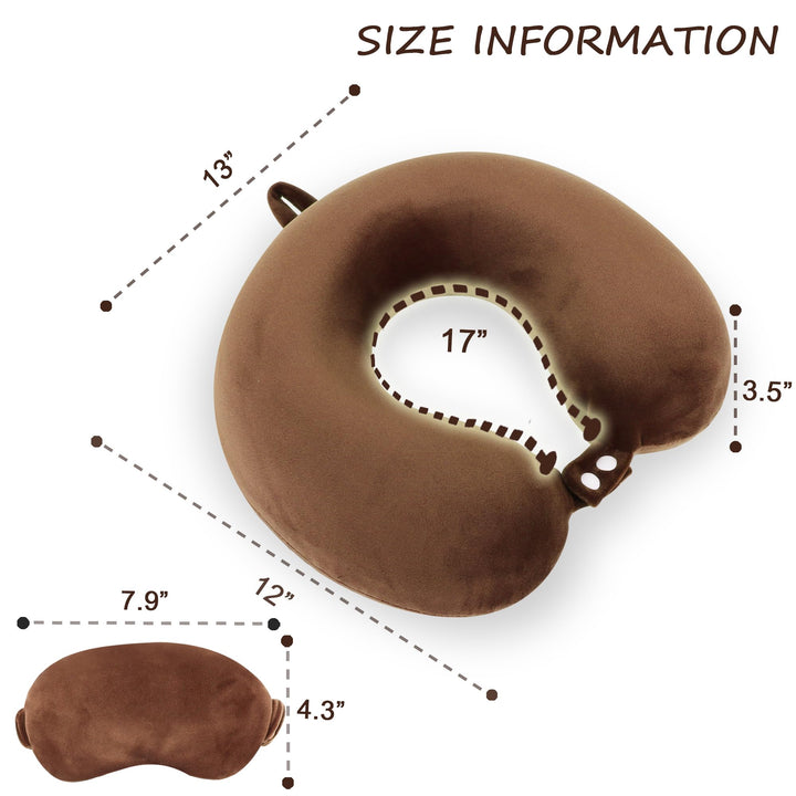 Sambapillow Memory Foam Travel Set - DOKUTRONIX