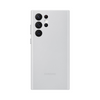 Galaxy S22 Ultra Light Gray Leather Case