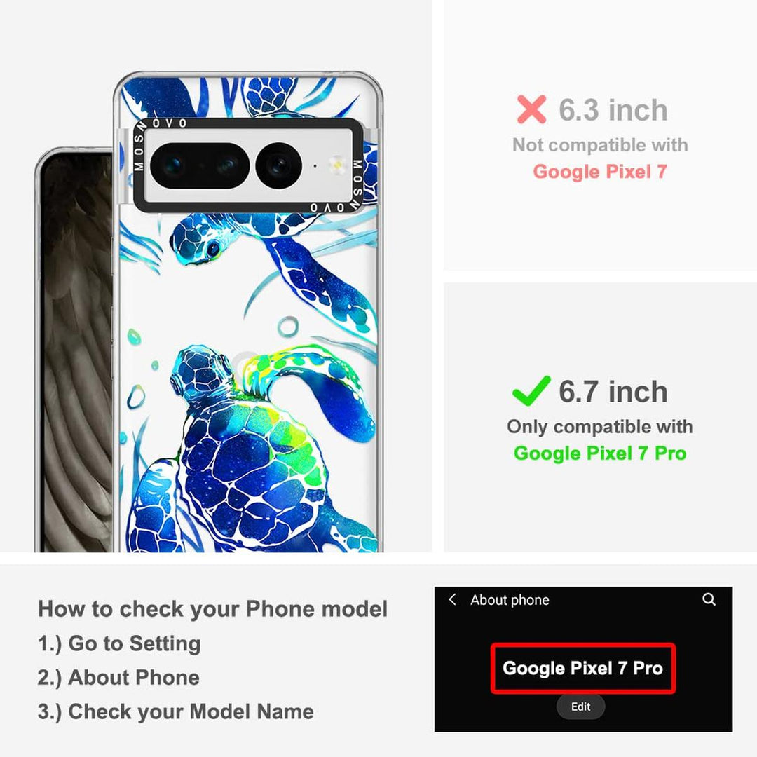 Sea Turtle Armor Case for Pixel 7 Pro - DOKUTRONIX