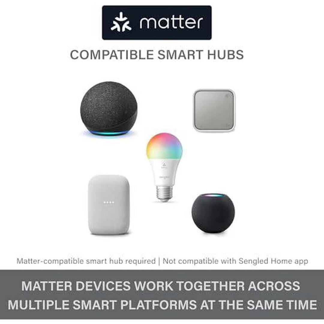 Sengled Smart Multicolor LED Bulb, Matter & Alexa Ready - DOKUTRONIX