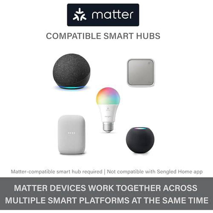 Sengled Smart Multicolor LED Bulb, Matter & Alexa Ready - DOKUTRONIX