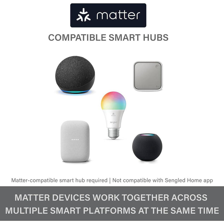 Sengled Smart Multicolor LED Bulb, Matter & Alexa Ready - DOKUTRONIX