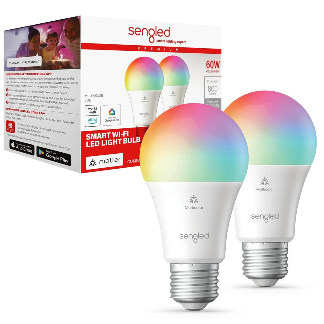 Sengled Smart Multicolor LED Bulb, Matter & Alexa Ready - DOKUTRONIX