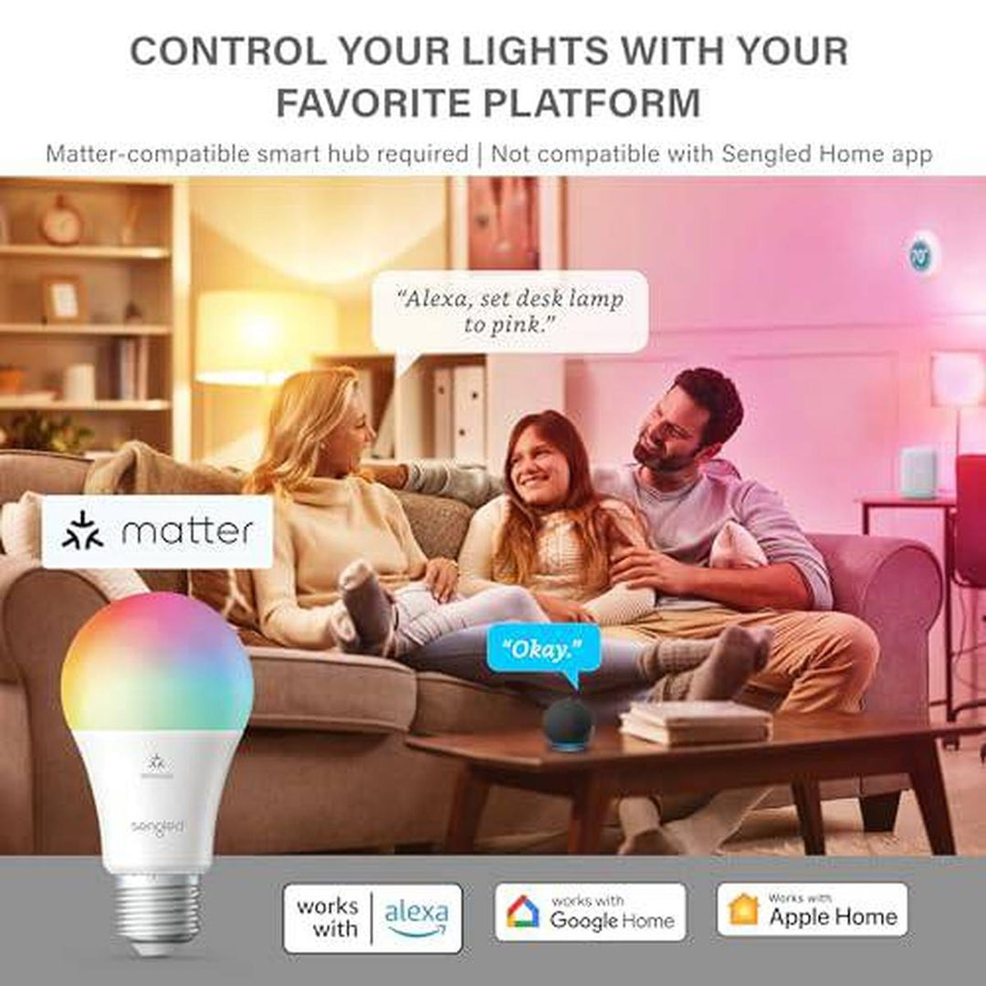 Sengled Smart Multicolor LED Bulb, Matter & Alexa Ready - DOKUTRONIX