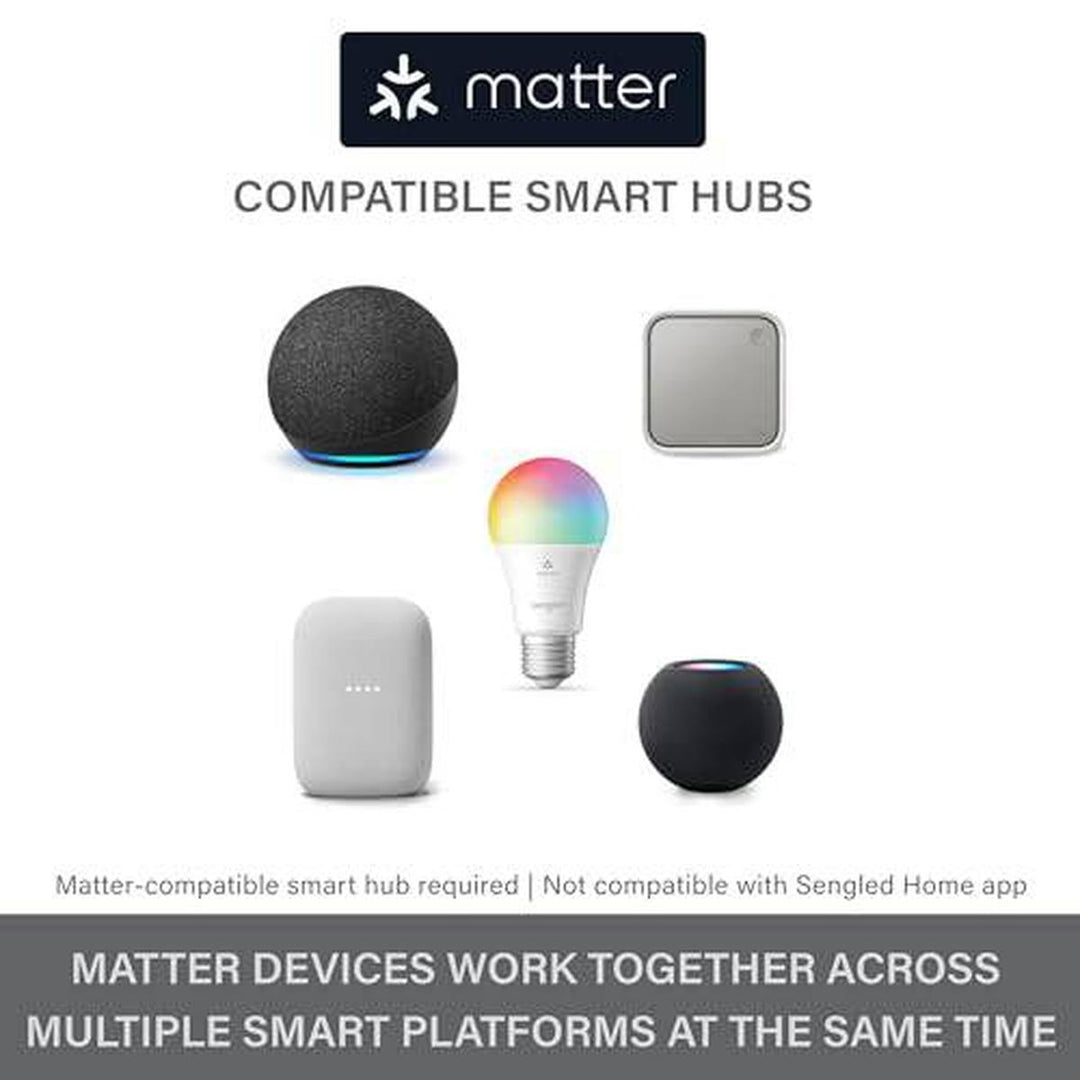 Sengled Smart Multicolor LED Bulb, Matter & Alexa Ready - DOKUTRONIX