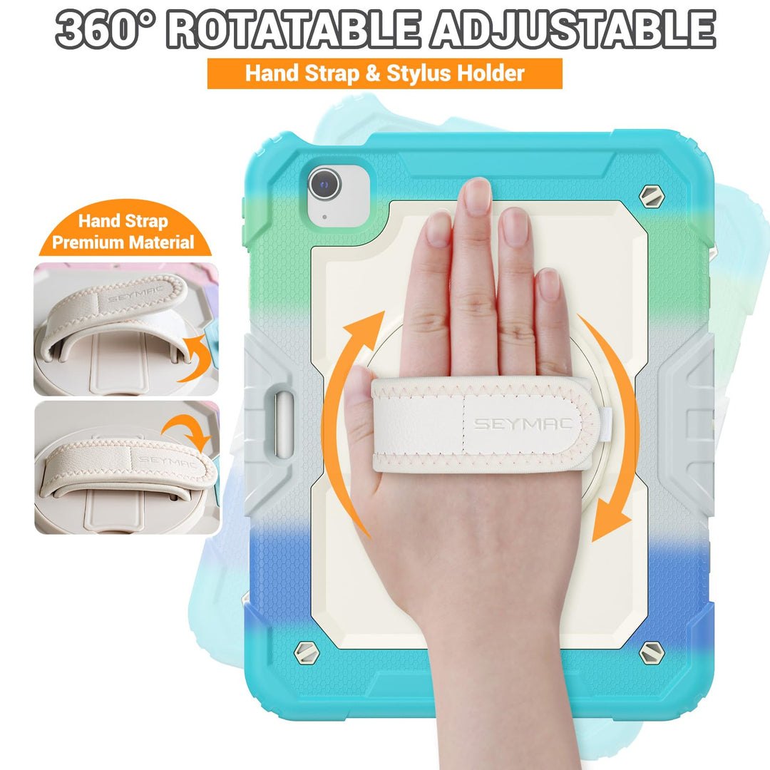 SEYMAC Colorful iPad Air 5/4 Shockproof Case - DOKUTRONIX