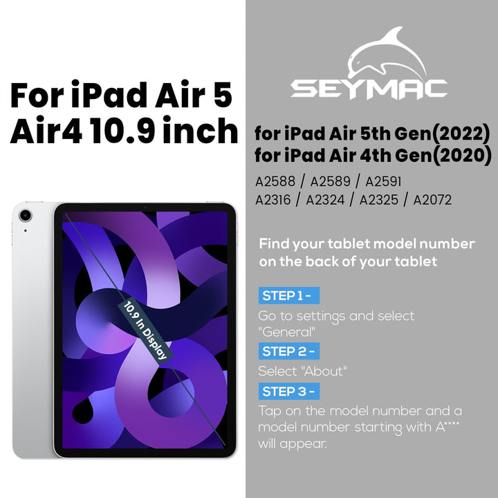 SEYMAC Colorful iPad Air 5/4 Shockproof Case - DOKUTRONIX