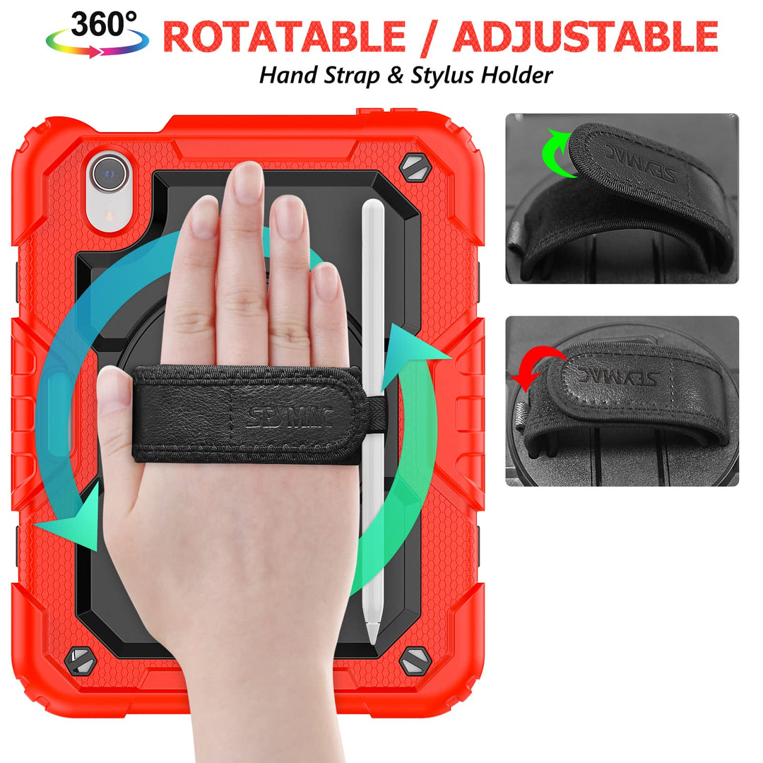 SEYMAC 360° Rotating iPad Mini Case with Stand - DOKUTRONIX