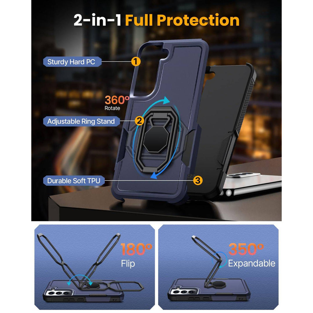 Galaxy S22 Shield Stand Case - DOKUTRONIX