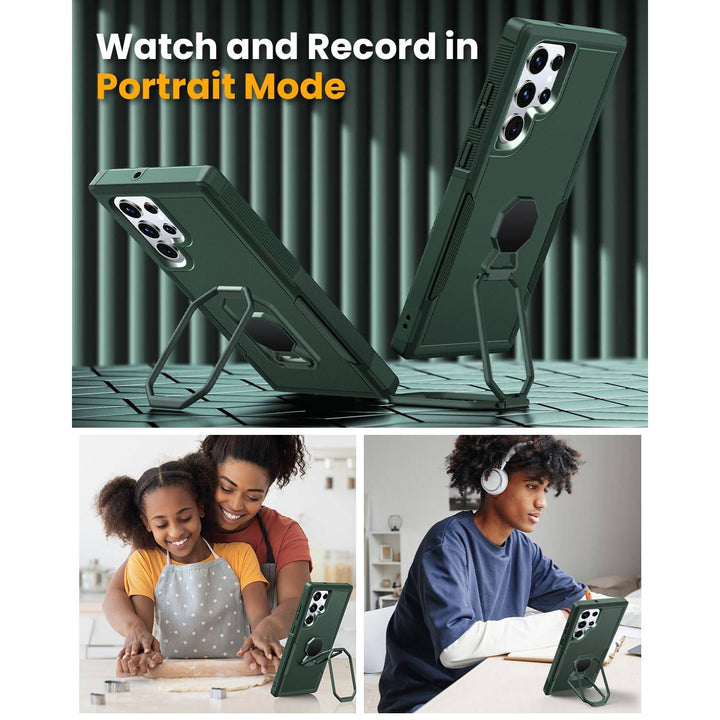 Galaxy S22 Shield Stand Case - DOKUTRONIX