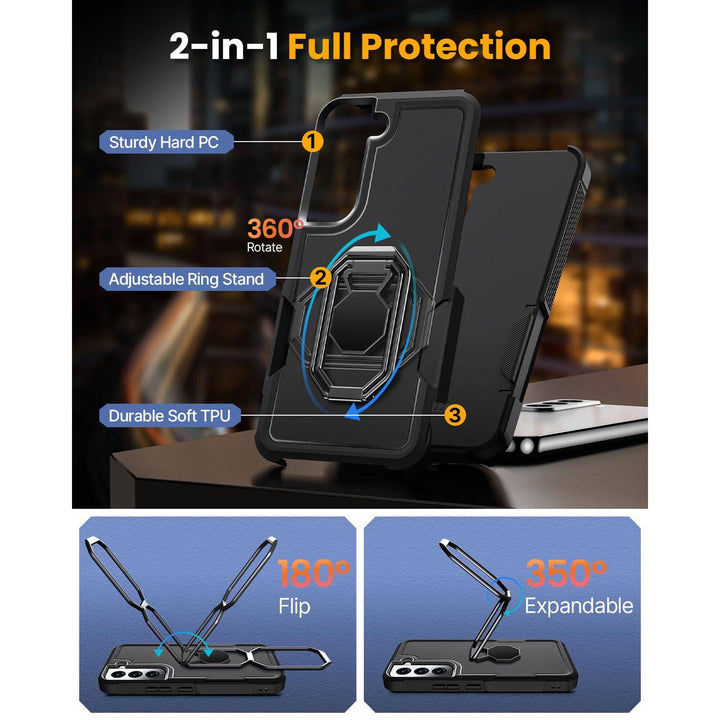 Galaxy S22 Shield Stand Case - DOKUTRONIX