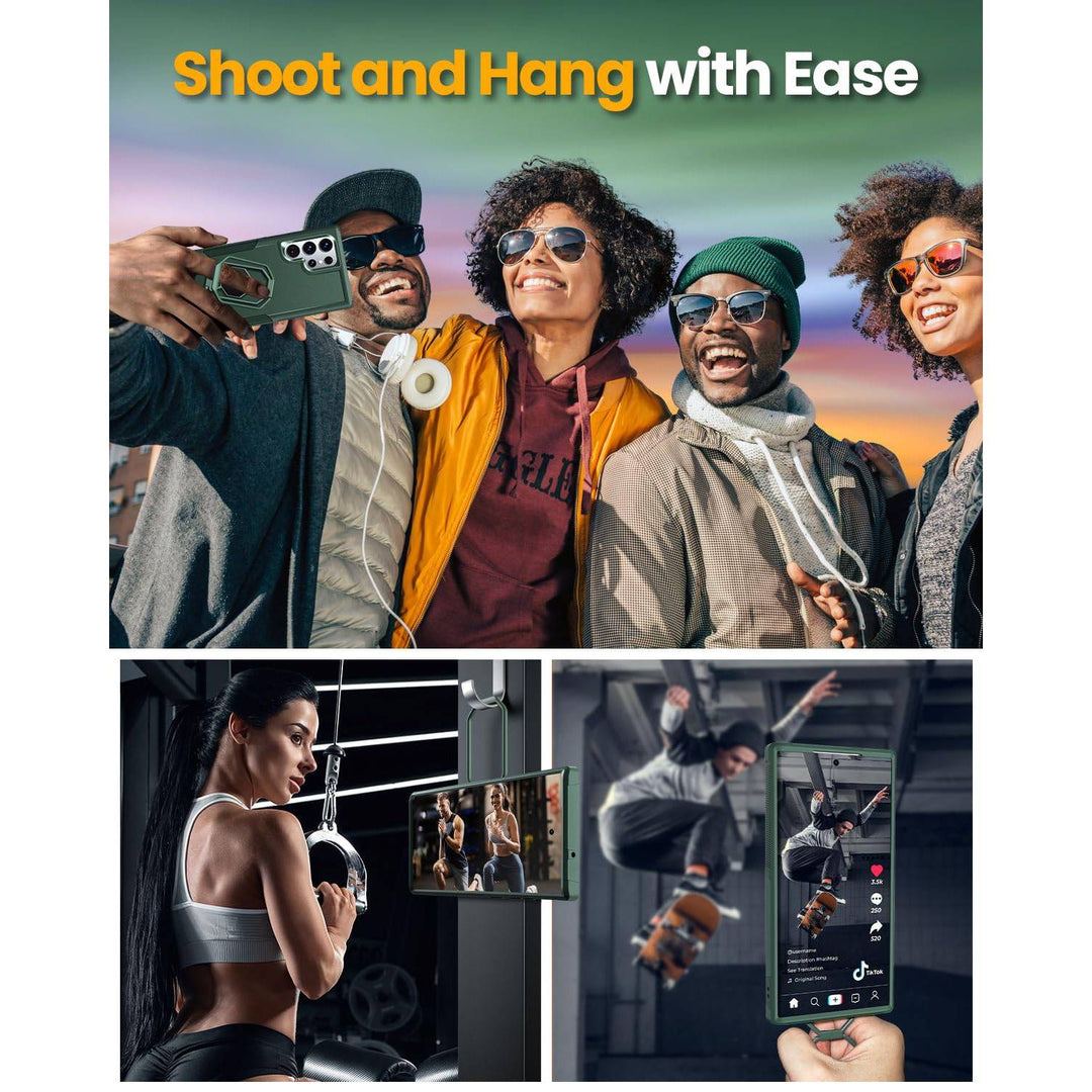 Galaxy S22 Shield Stand Case - DOKUTRONIX